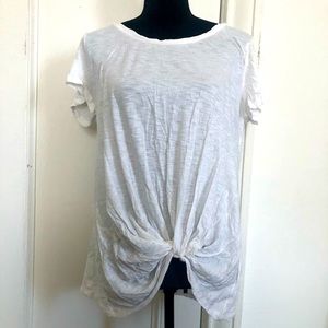 BP Brand From Nordstrom White Knotted Tee!